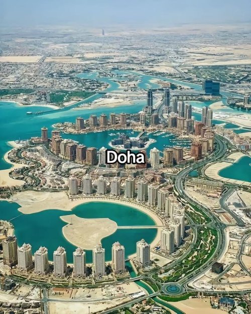 Doha Cityscape Aerial View - Related StockWalls wallpaper
