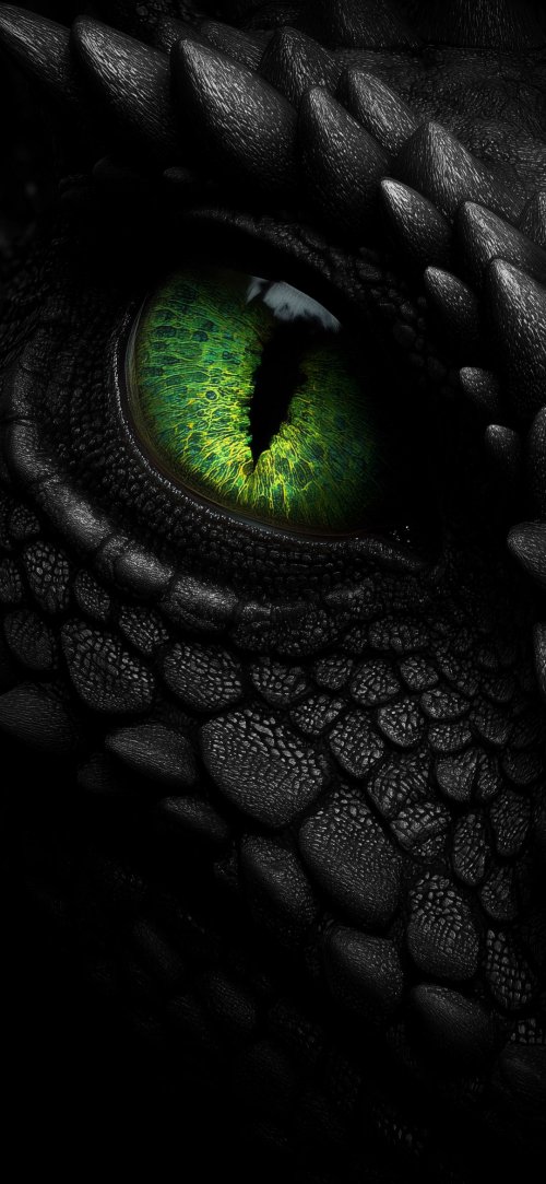 Dragon's Emerald Eye - dragon Wallpaper