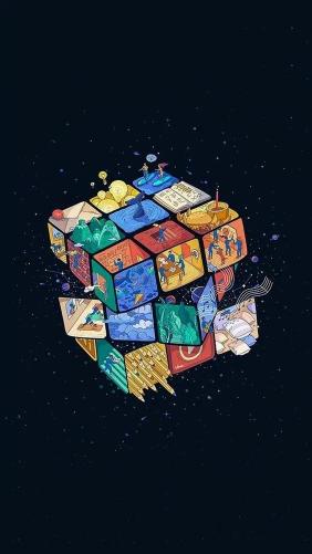 Dream Cube in Space - Related OpersCraft wallpaper