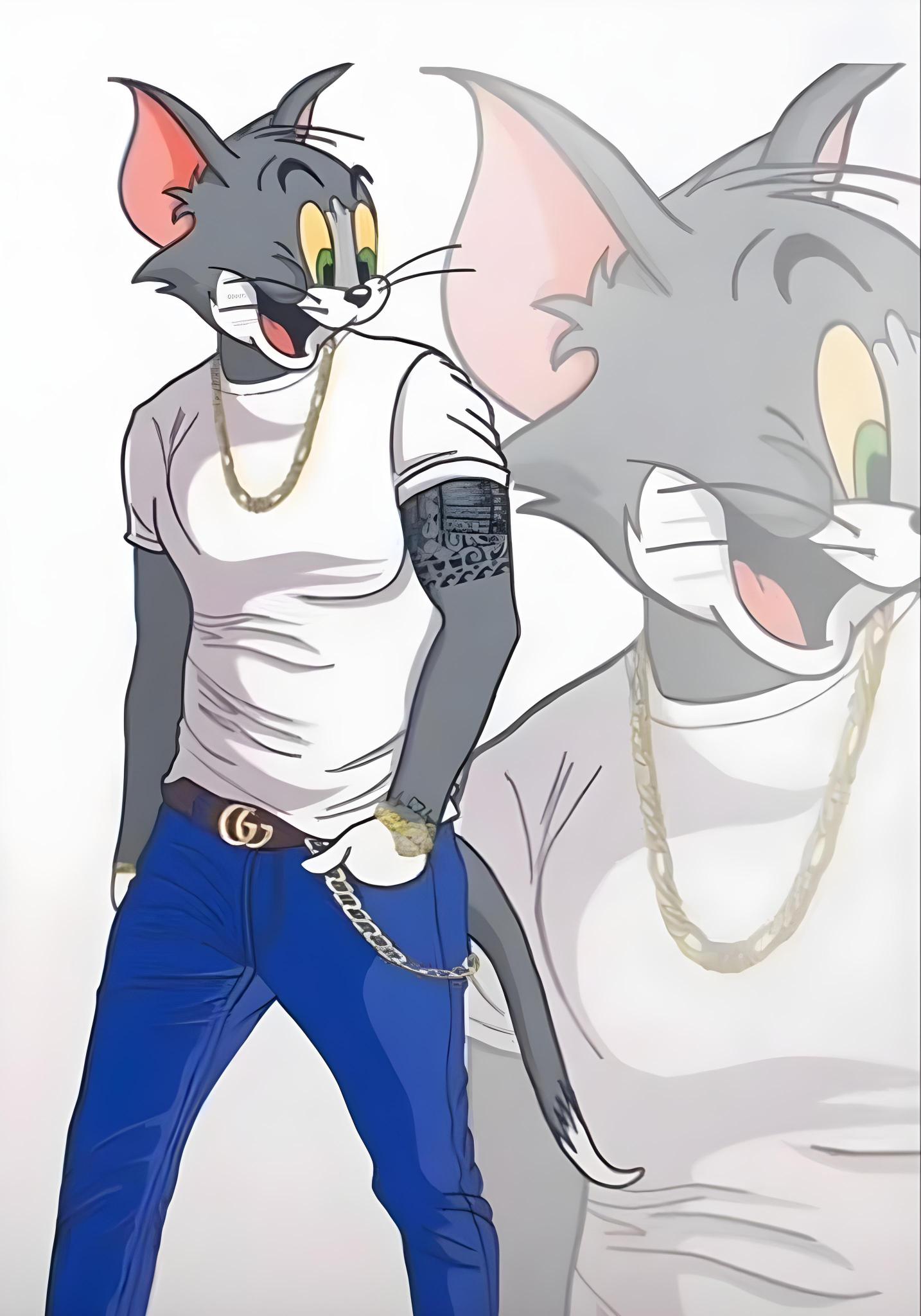 Dripped Out Tom - cartoon Wallpaper