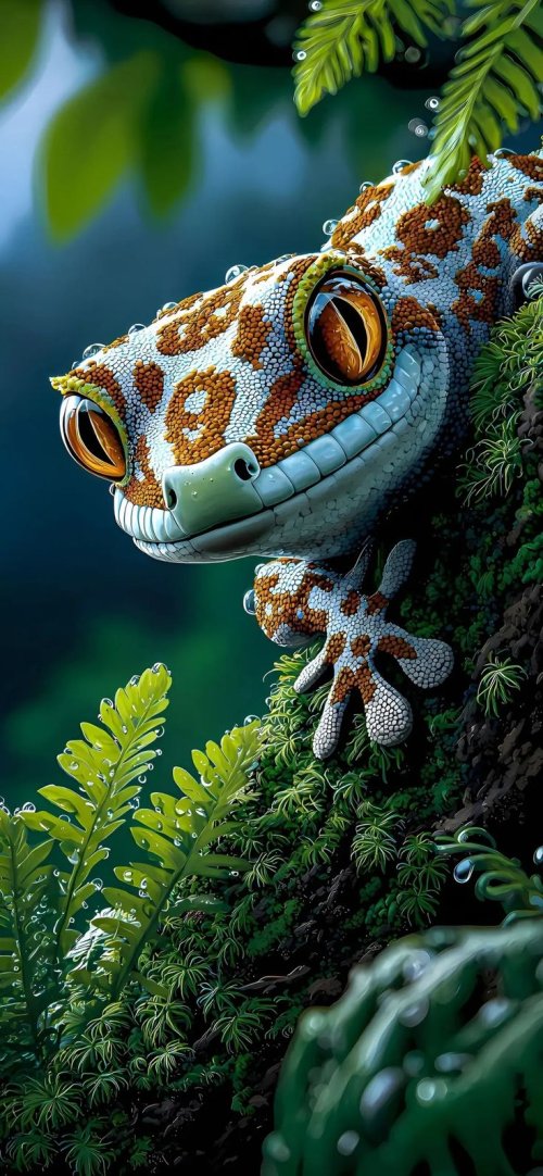 Colorful Tropical Gecko Wallpaper - Related StockWalls wallpaper