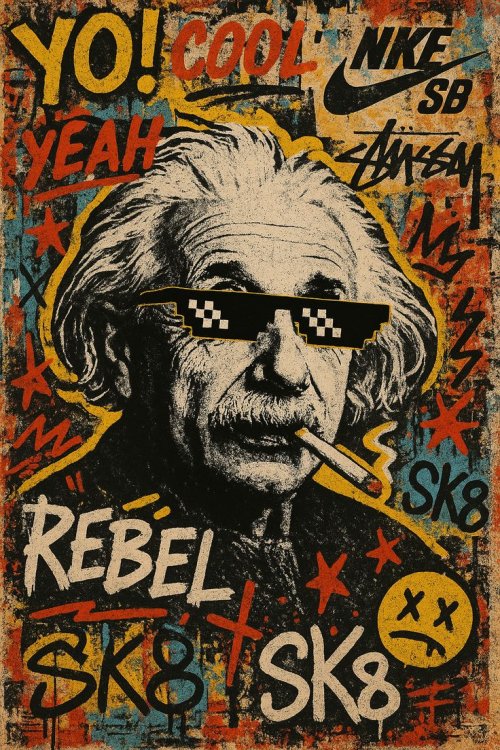 Einstein Graffiti Art - Related OpersCraft wallpaper