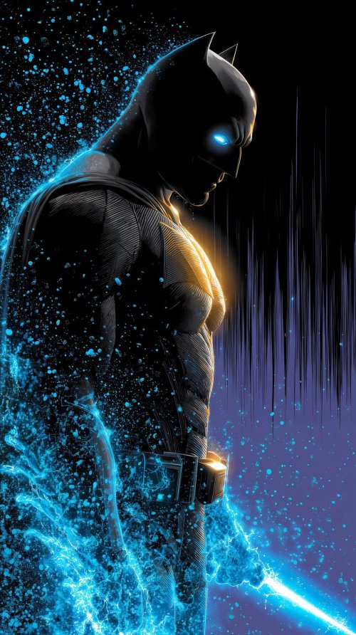 Electric Batman Aura - random Wallpaper