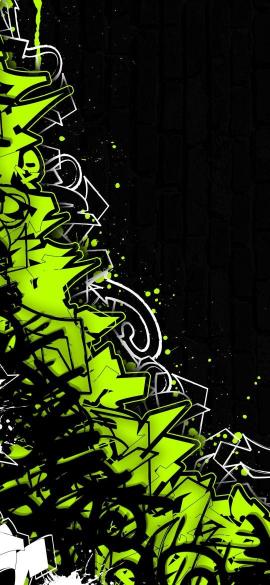 Electric Graffiti Splash - graffiti Wallpaper