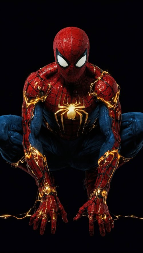 Electric Spider-Man Pose - Related OpersCraft wallpaper