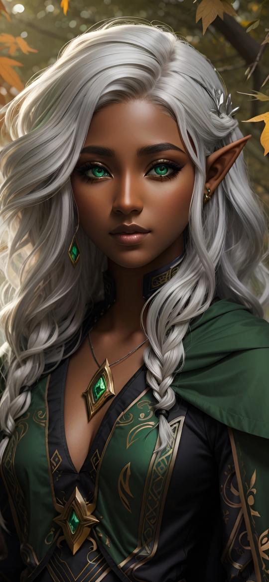 Elegant Forest Elf Portrait - Related StockWalls wallpaper