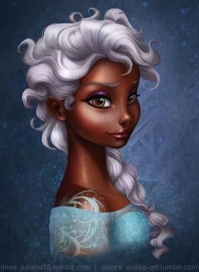 Elsa Dark Skin Fanart - Related OpersCraft wallpaper