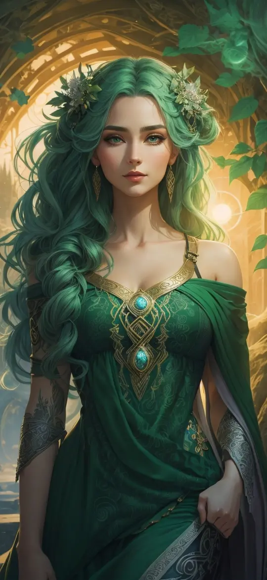 Emerald Enchantress Portrait - Related OpersCraft wallpaper