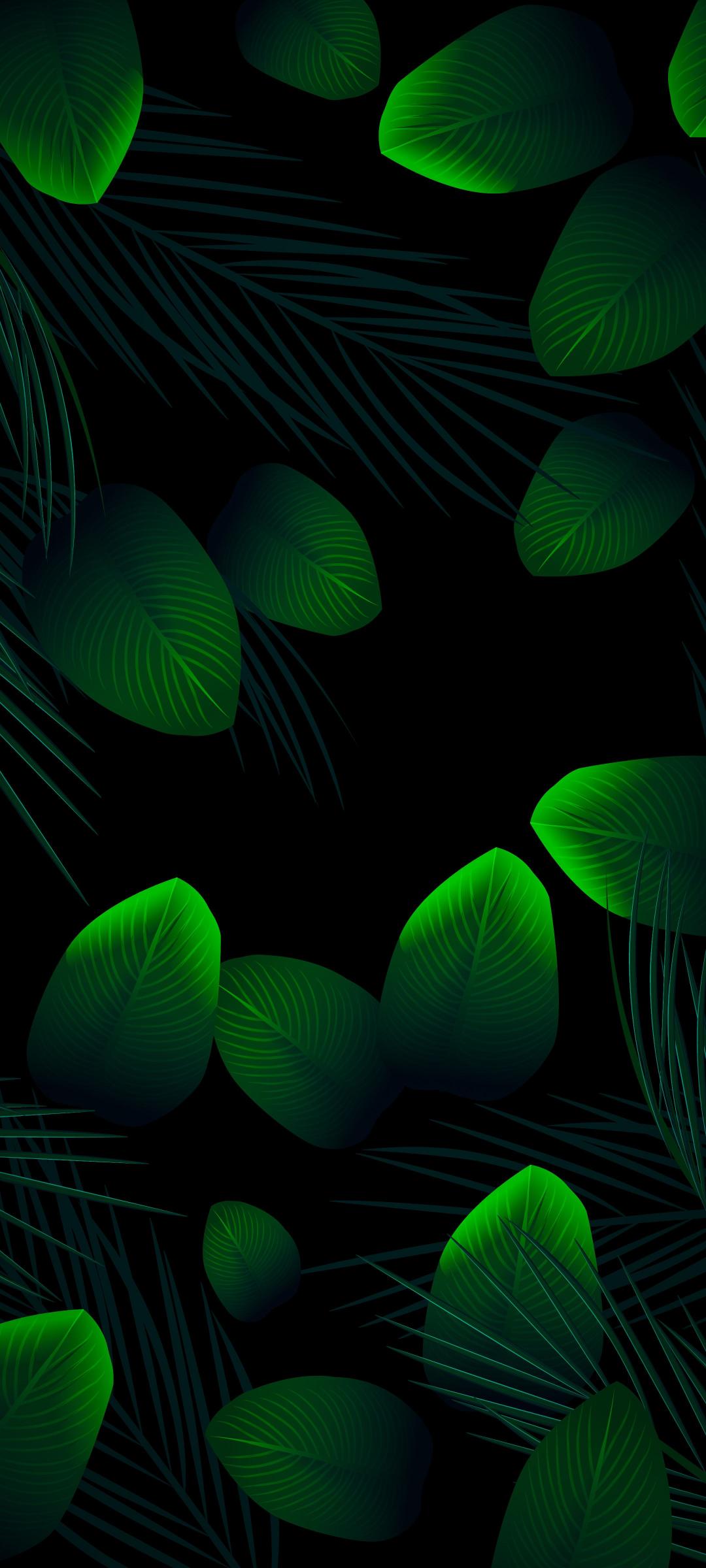 Emerald Leaf Pattern