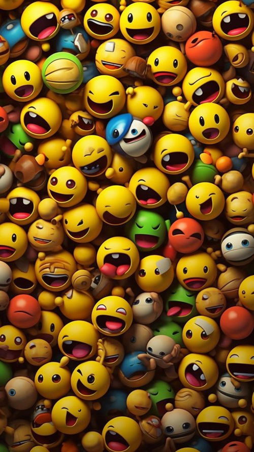 Emoji Face Collage - Related OpersCraft wallpaper