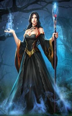 Enchantress of the Blue Flame - Related OpersCraft wallpaper