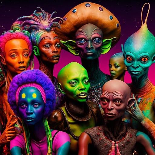 Exotic Alien Gathering