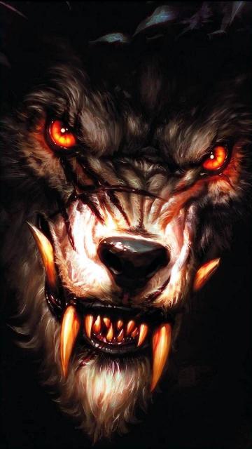 Fearsome Werewolf Gaze