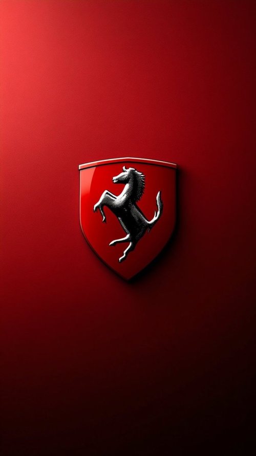 Ferrari Emblem Red