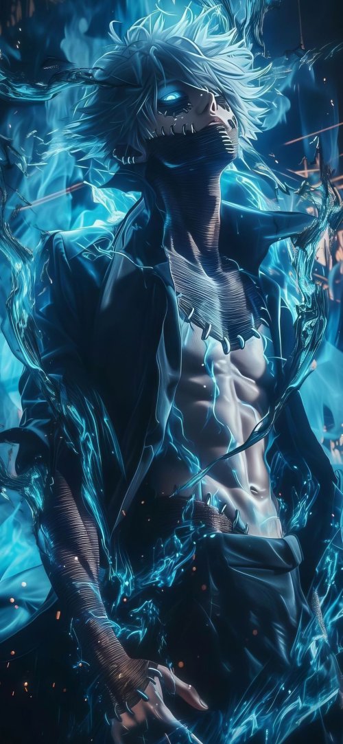 Fiery Anime Character