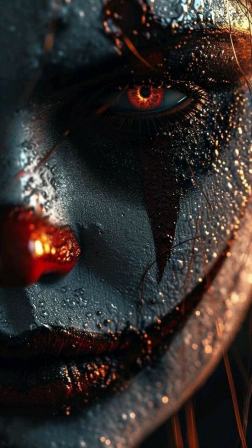 Fiery Clown Portrait - Related OpersCraft wallpaper