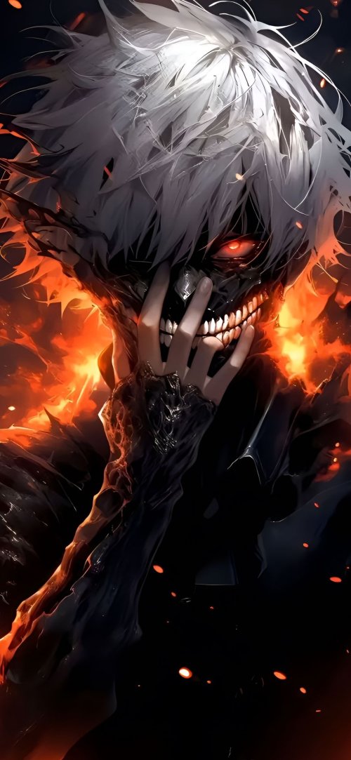 Fiery Ghoul Portrait