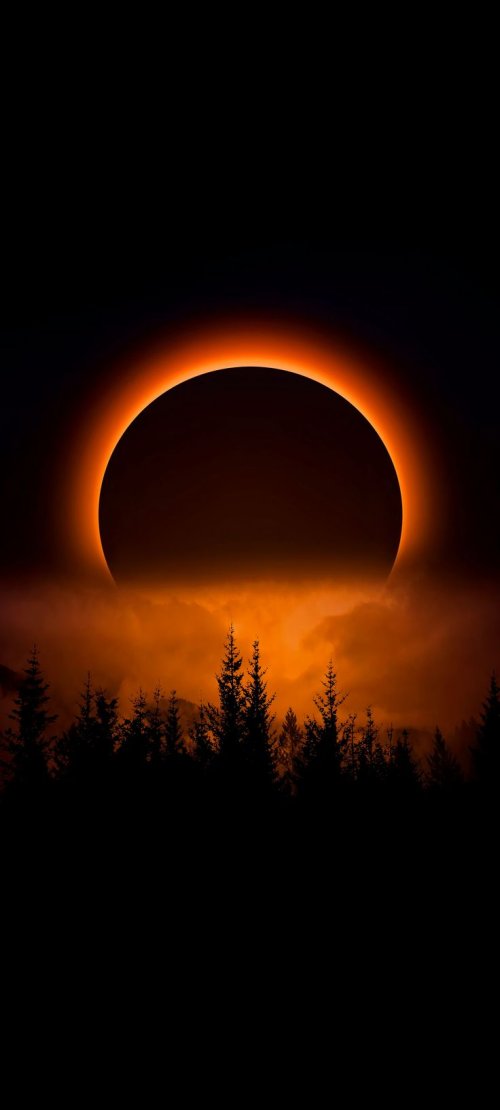 Fiery Solar Eclipse - Related OpersCraft wallpaper