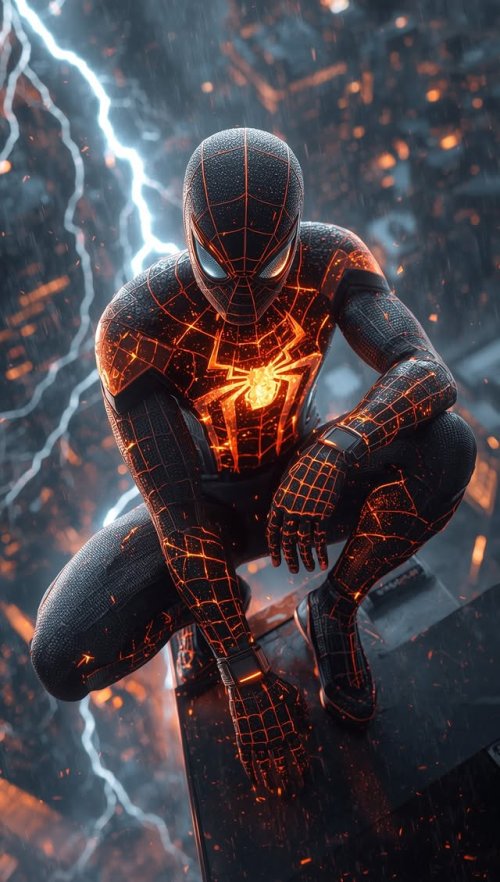Fiery Spider-Man Vigil
