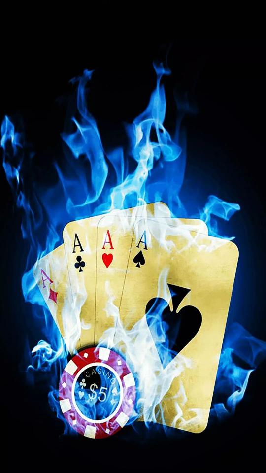 Flaming Aces Casino Chip - Related OpersCraft wallpaper
