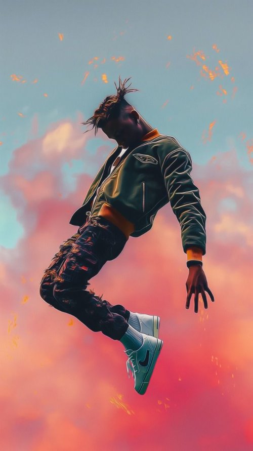 Floating in Sunset Sky - Related OpersCraft wallpaper