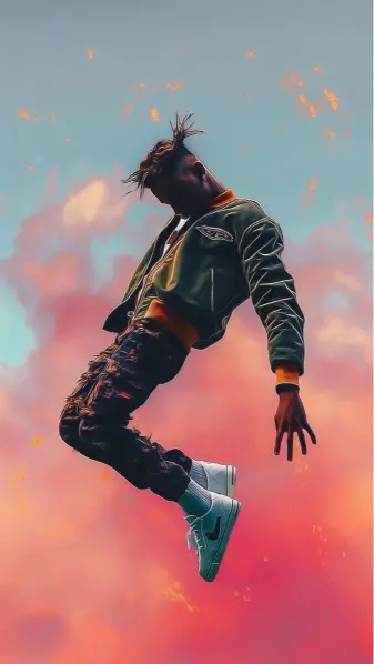 Floating Man in Clouds - Related OpersCraft wallpaper