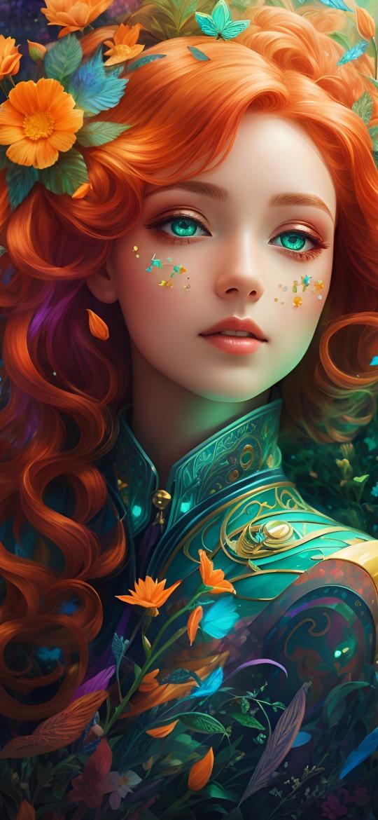 Floral Fairy Portrait - Related OpersCraft wallpaper
