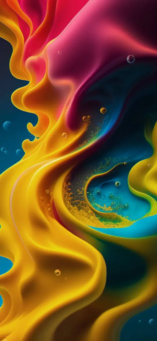 Fluid Color Swirls - Related StockWalls wallpaper