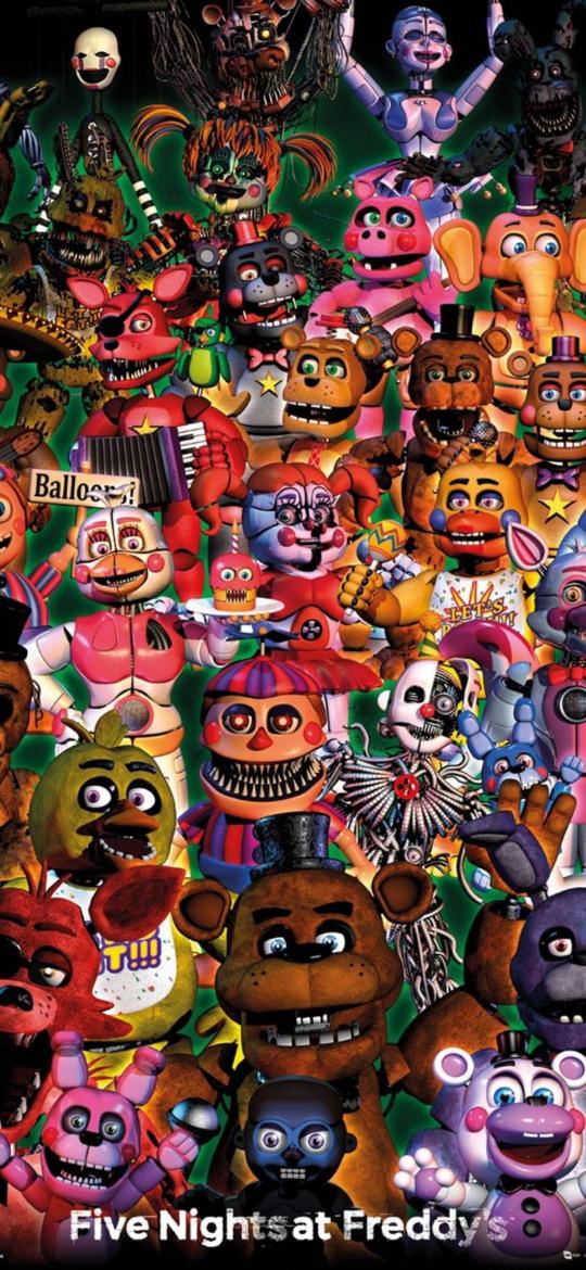 FNAF Animatronics Group - Related Desktop & Laptop wallpaper