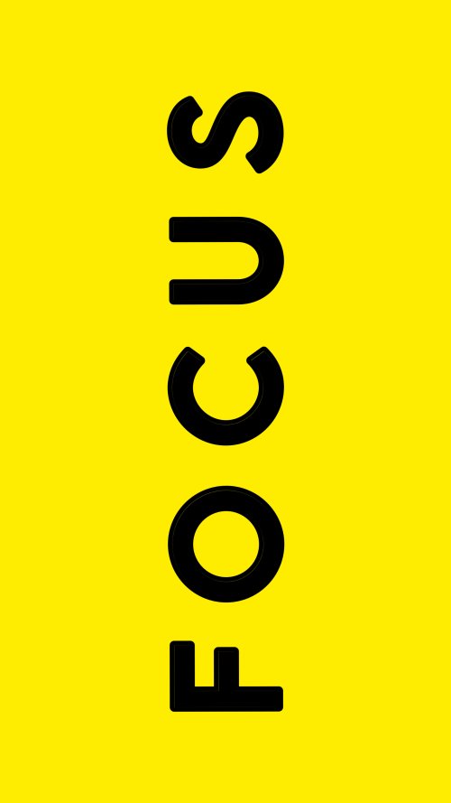 Focus Yellow Motivation - Related OpersCraft wallpaper