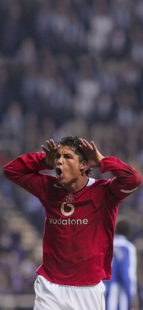 Footballer in Action