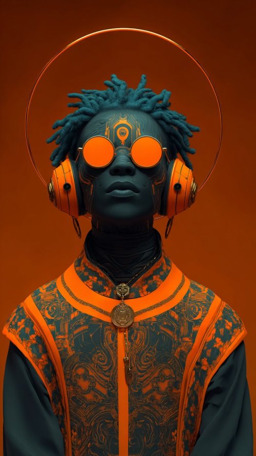 Futuristic Drip Portrait - Related OpersCraft wallpaper