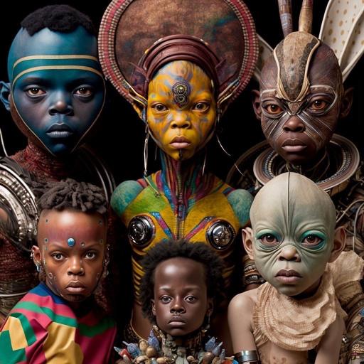 Futuristic Tribal Portraits - Related OpersCraft wallpaper