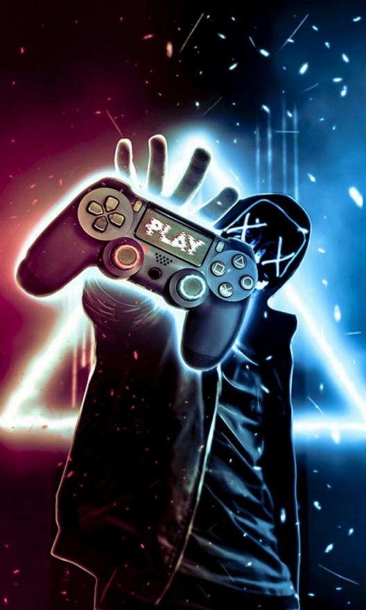 Gamer Controller Neon Glow - Related OpersCraft wallpaper