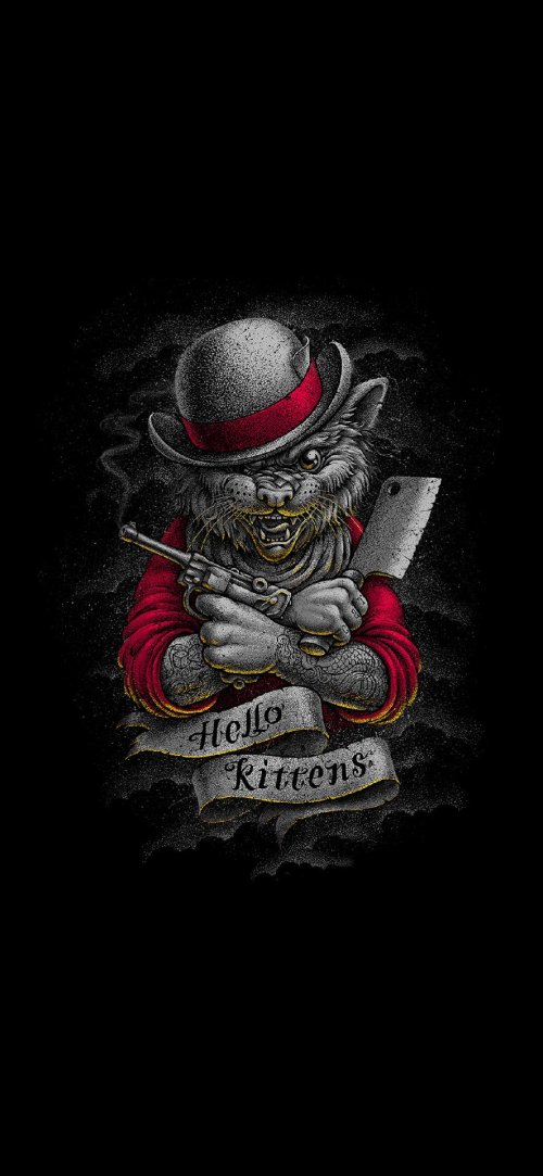 Gangster Cat Illustration - Related OpersCraft wallpaper