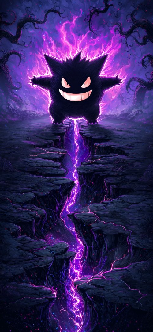 Gengar's Electric Aura