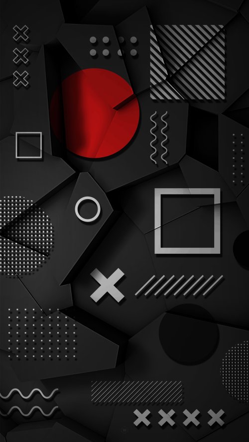 Geometric Abstract Dark - Related StockWalls wallpaper