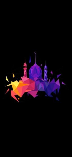 Geometric Mosque Silhouette - Related OpersCraft wallpaper
