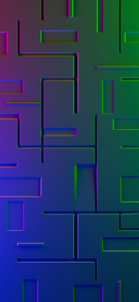 Geometric Neon Abstraction - Related StockWalls wallpaper