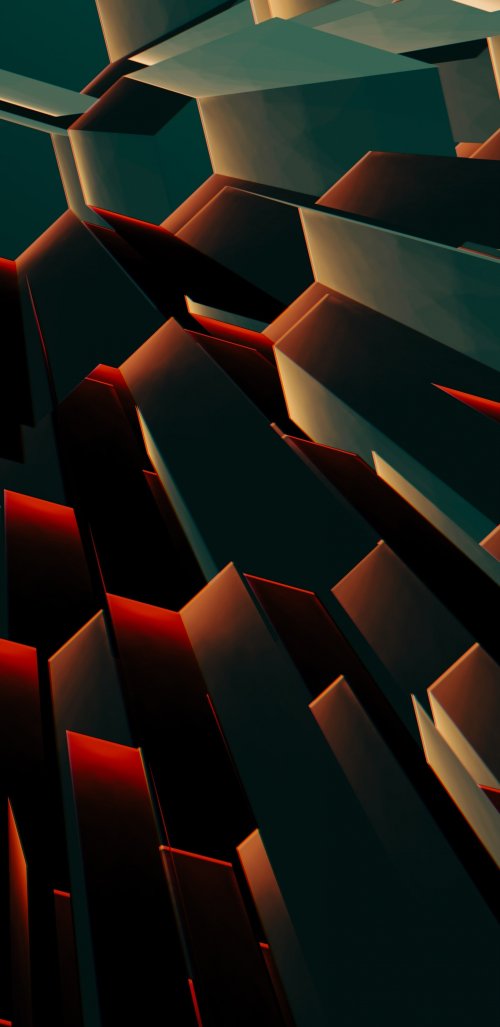 Geometric Red Glow - Related OpersCraft wallpaper