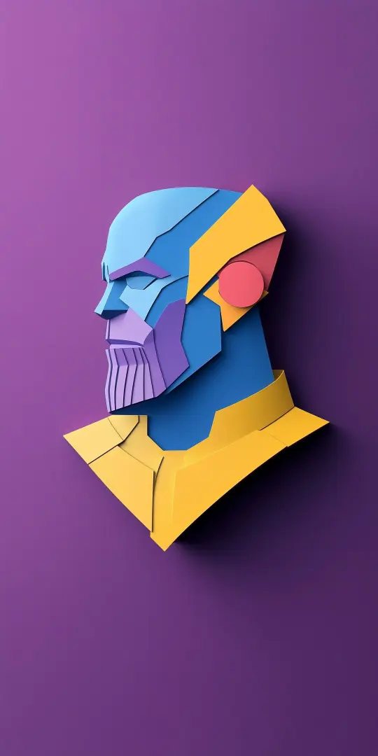 Geometric Thanos Portrait - Related StockWalls wallpaper