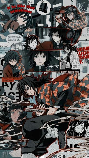 Giyu Tomioka Collage - Related OpersCraft wallpaper