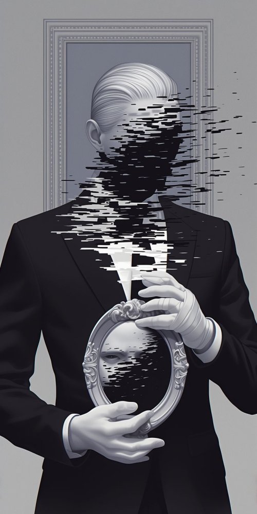 Glitch Portrait Mirror - Related OpersCraft wallpaper