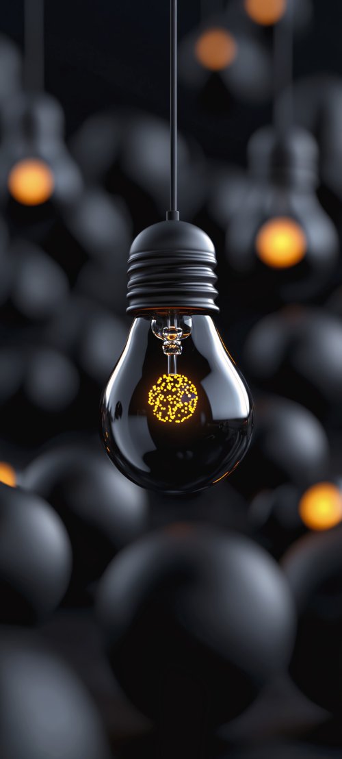 Glowing Bulb Idea - Related StockWalls wallpaper
