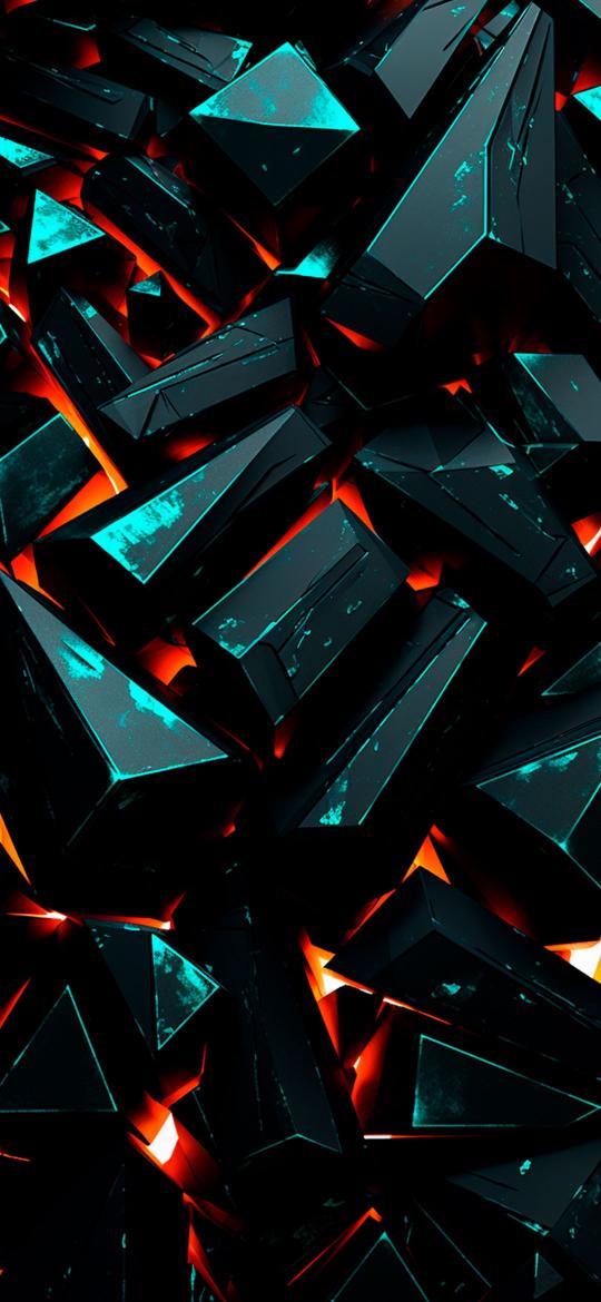 Glowing Geometric Chaos - Related OpersCraft wallpaper