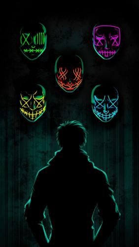 Glowing Mask Silhouette - Related OpersCraft wallpaper