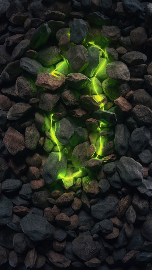 Glowing Rocks - Related OpersCraft wallpaper