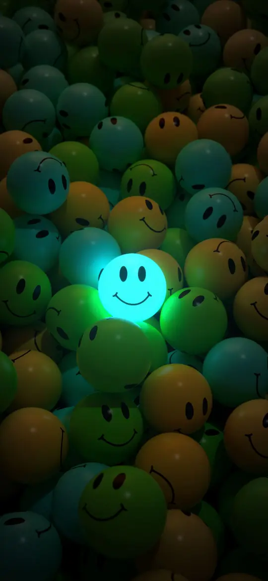 Glowing Smiley Ball Pit - Related OpersCraft wallpaper