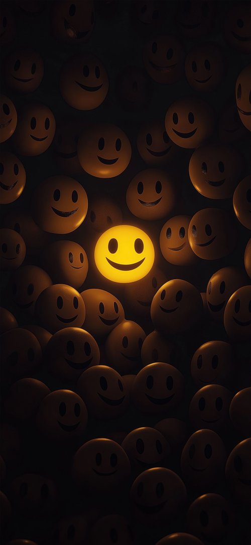 Glowing Smiley Face