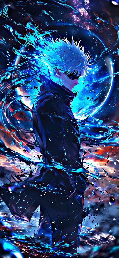 Gojo Satoru Blue Energy - Related OpersCraft wallpaper